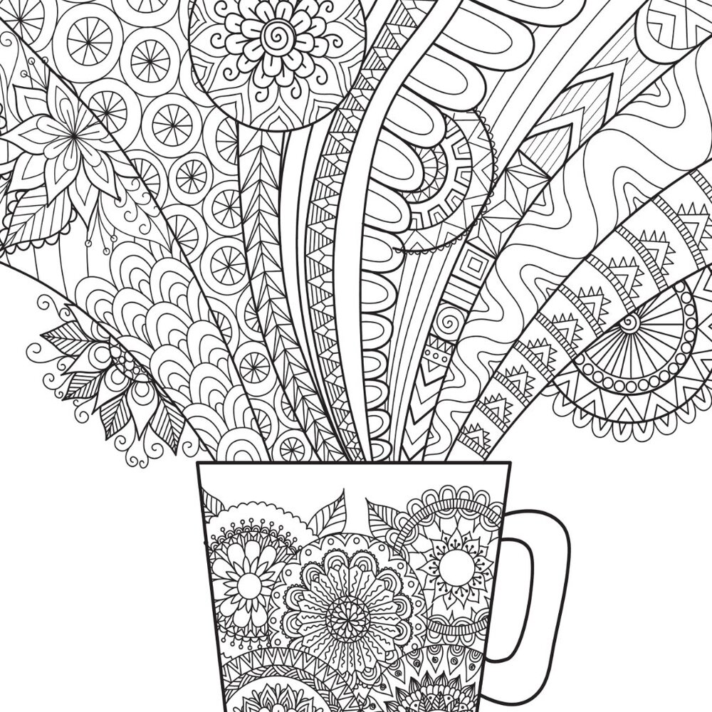 Picture Zentangle Art Coloring Book (25 Images) - Picture 10 of 13